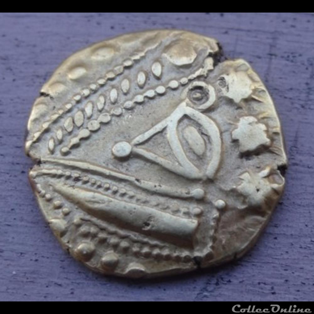 Série 26 DT 173 statère dit "à l'oeil" monnaie antique gauloise serie 26 dt 173 statere dit a oeil