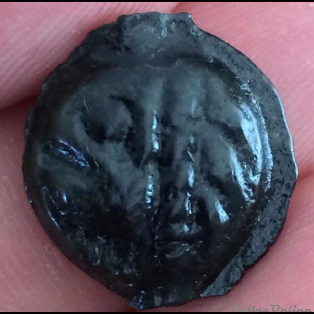 Série 38 ( classe Io ) Potin à la tête d'indien monnaie antique gauloise serie 38 classe io potin a la tete indien