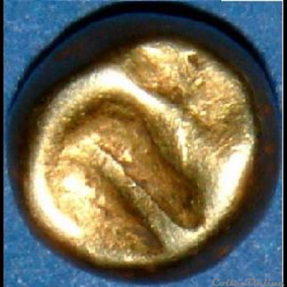Série 493 DT 2542 quart de statère globulaire au trait monnaie antique gauloise serie 493 dt 2542 quart de statere globulaire au trait