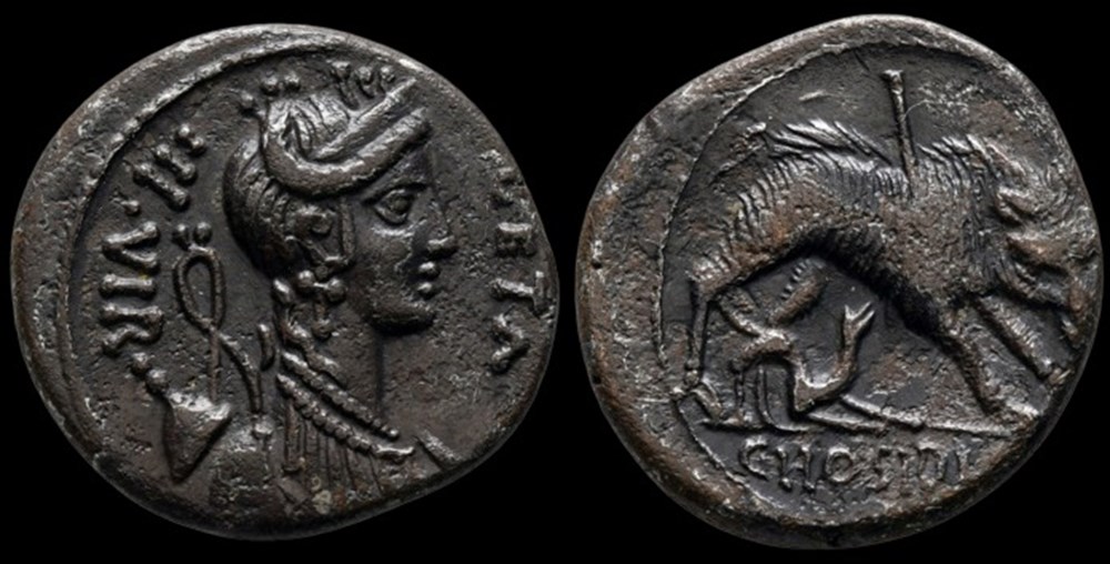 C. Hosidius C.f. Geta Denarius (19 mm, 2.98 g), 64 BC. Rome. coins ancient to romans imperial and republican c hosidius c f geta denarius 19 mm 2 98 g 64 bc rome