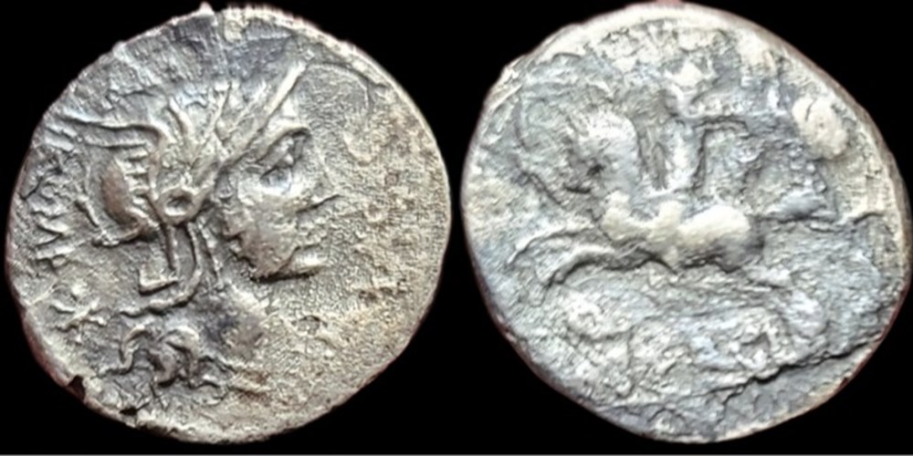 Sergia, M. Sergius Silus AR Denarius. coins ancient to romans imperial and republican sergia m sergius silus ar denarius
