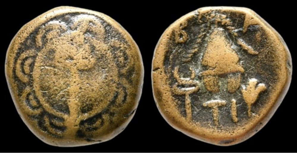 Philip III Arrhidaios. 323-317 BC. Æ Half Unit (14mm, 4.40 g). coins ancient to greek philip iii arrhidaios 323 317 bc half unit 14mm 4 40 g