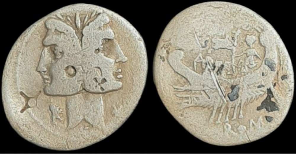 C. Fonteius - Galley Denarius 114-113 BC coins ancient to romans imperial and republican c fonteius galley denarius 114 113 bc