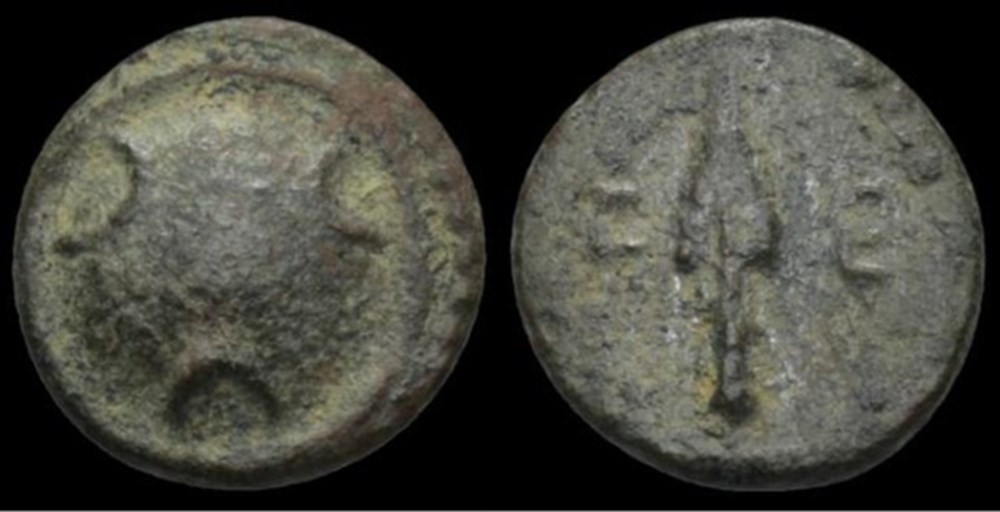 coins ancient to greek pisidia selge