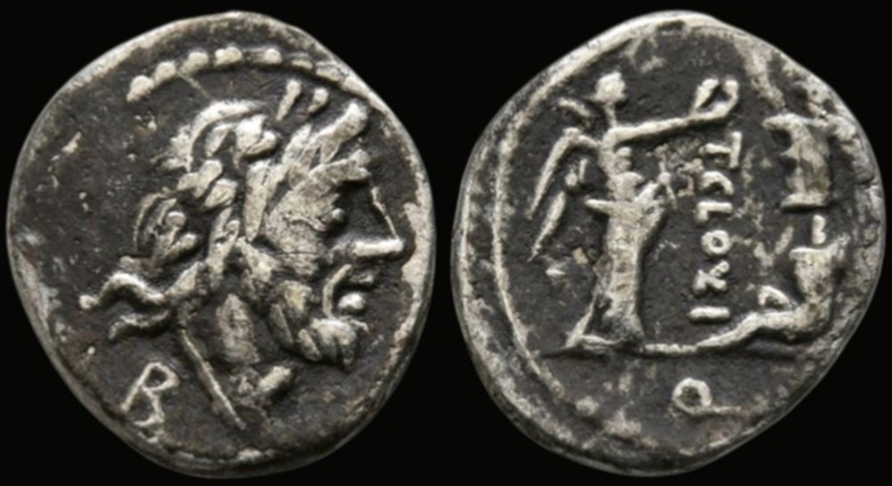 coins ancient to romans imperial and republican t cloelius 98 bc rome quinarius ar 15mm 1 60g