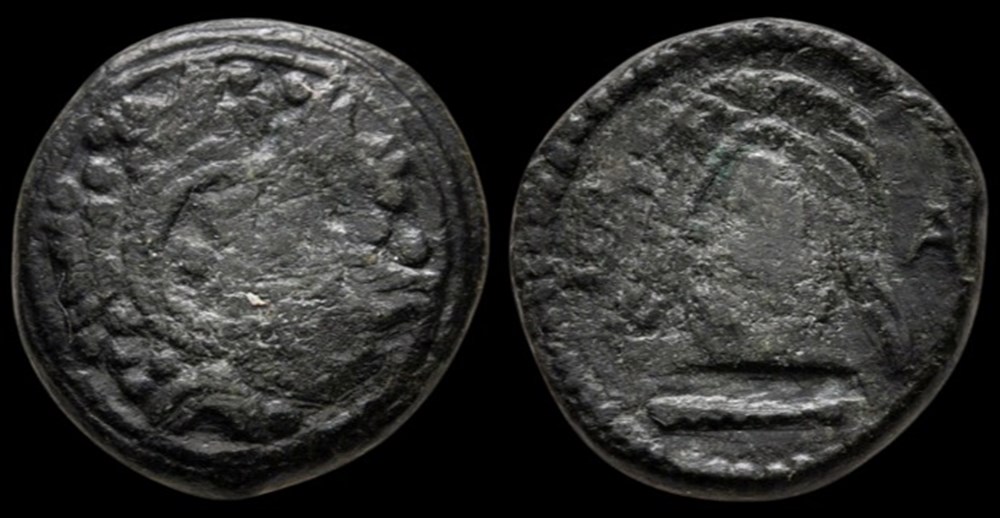 Alexander III the Great (336-323 BC). Ae. Uncertain mint in Macedon. coins ancient to greek alexander iii the great 336 323 bc ae uncertain mint in macedon