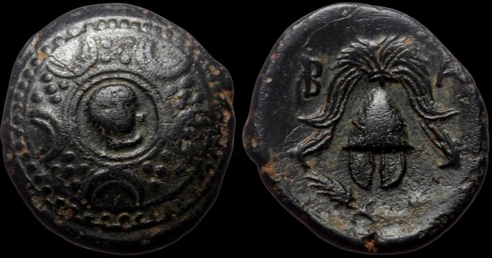 Alexander III 'the Great' AE, (Bronze, 3.73 g 16 mm), 336-323 BC. Uncertain mint in Asia. coins ancient to greek alexander iii the great ae bronze 3 73 g 16 mm 336 323 bc uncertain mint in asia