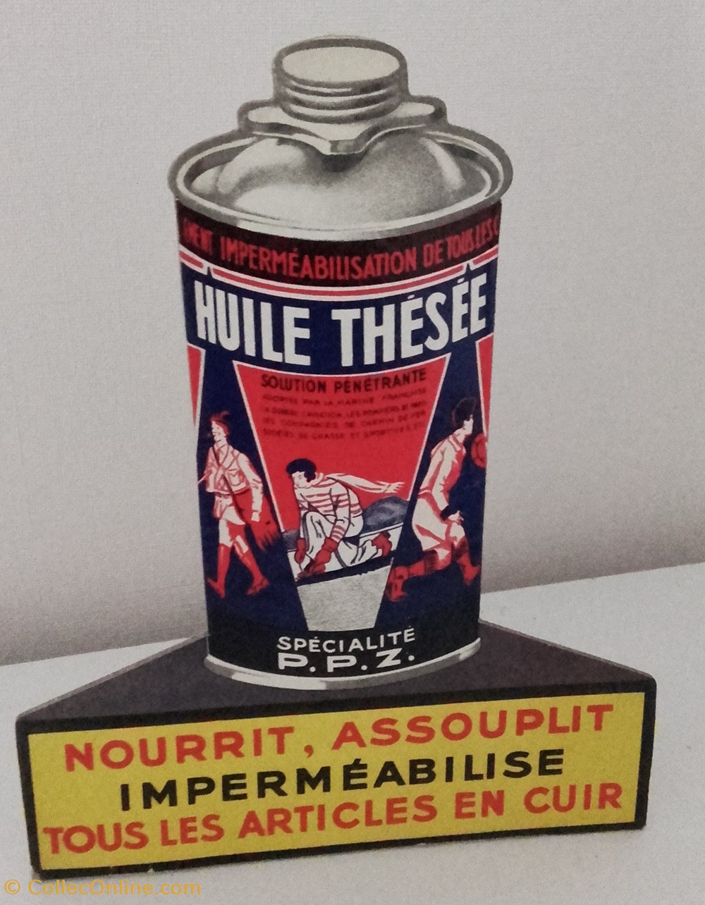 Cirage THESEE objets publicitaires publicite sur le lieu de vente plv cirage thesee