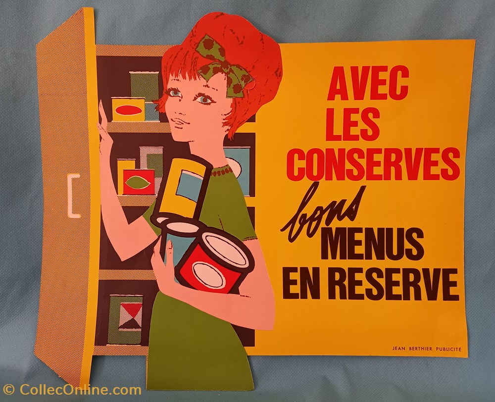 CONSERVES objets publicitaires publicite sur le lieu de vente plv conserves