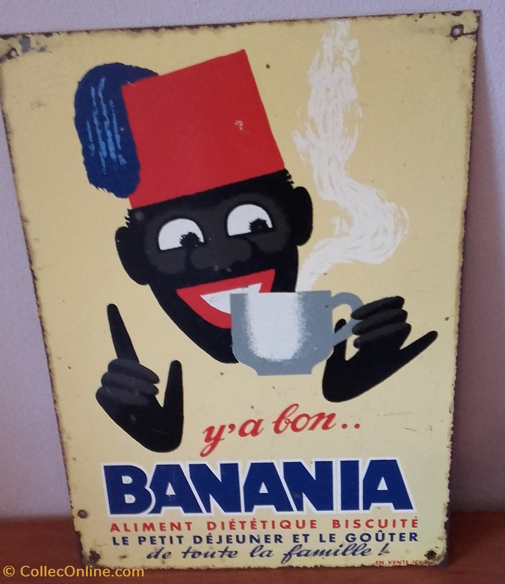 BANANIA objets publicitaires publicite sur le lieu de vente plv banania
