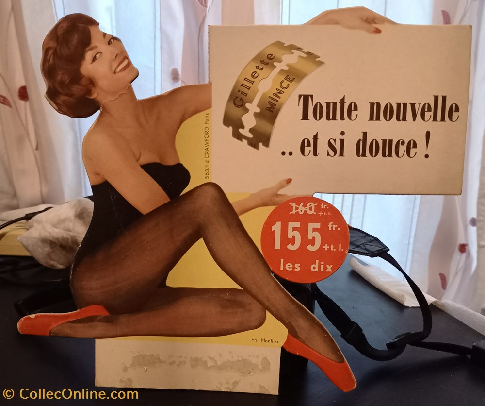 Lames de rasoir GILLETTE objets publicitaires lames de rasoir gillette