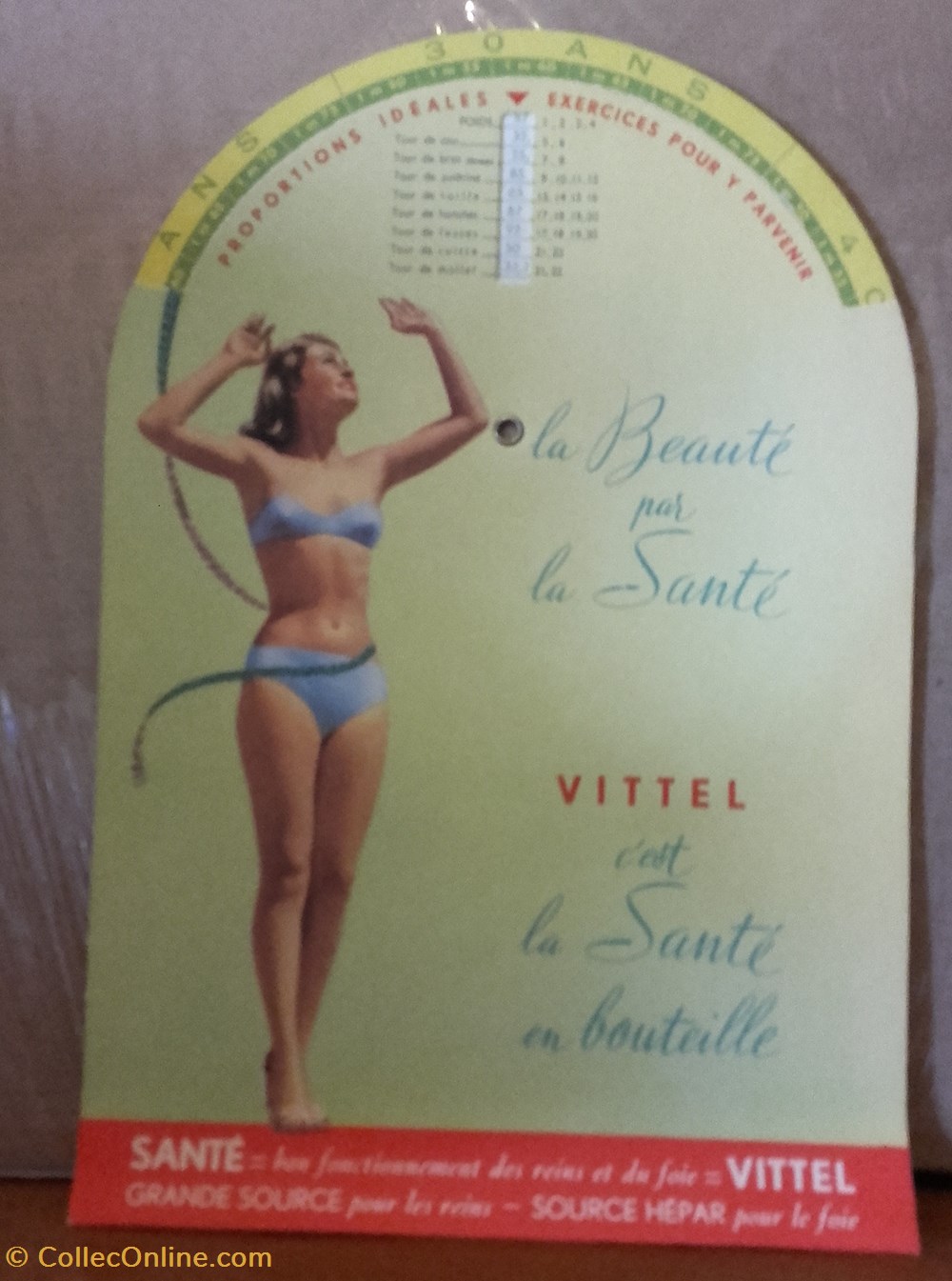 VITTEL objets publicitaires publicite sur le lieu de vente plv vittel
