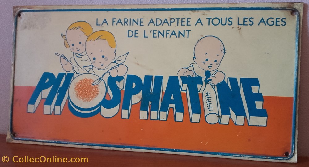 Farine PHOSPHATINE objets publicitaires publicite sur le lieu de vente plv farine phosphatine