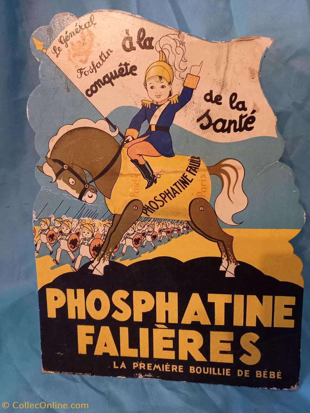 Farine PHOSPHATINE objets publicitaires publicite sur le lieu de vente plv farine phosphatine