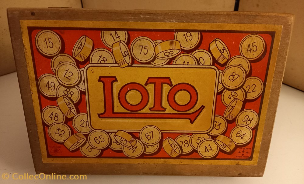 Décor LOTO jeux societe jouets pions decor loto