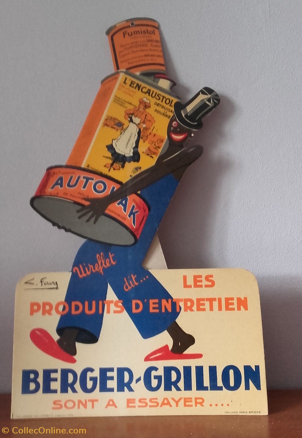 objets publicitaires publicite sur le lieu de vente plv creme berger grillon