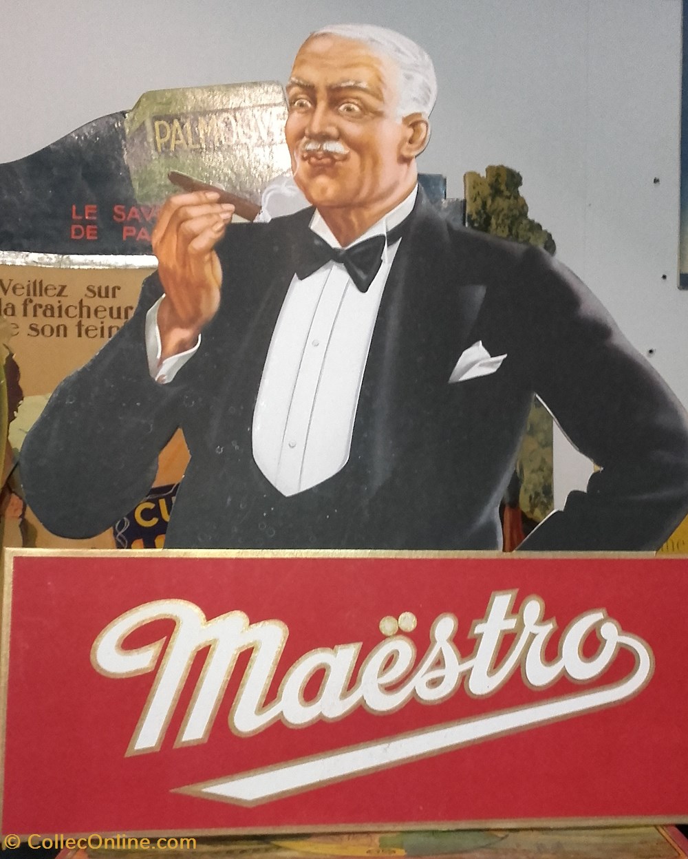 Tabac MAESTRO objets publicitaires publicite sur le lieu de vente plv tabac maestro