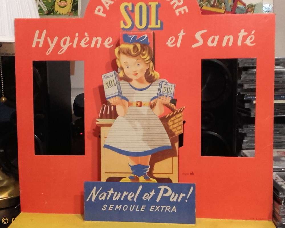 Sucre SOL objets publicitaires publicite sur le lieu de vente plv sucre sol