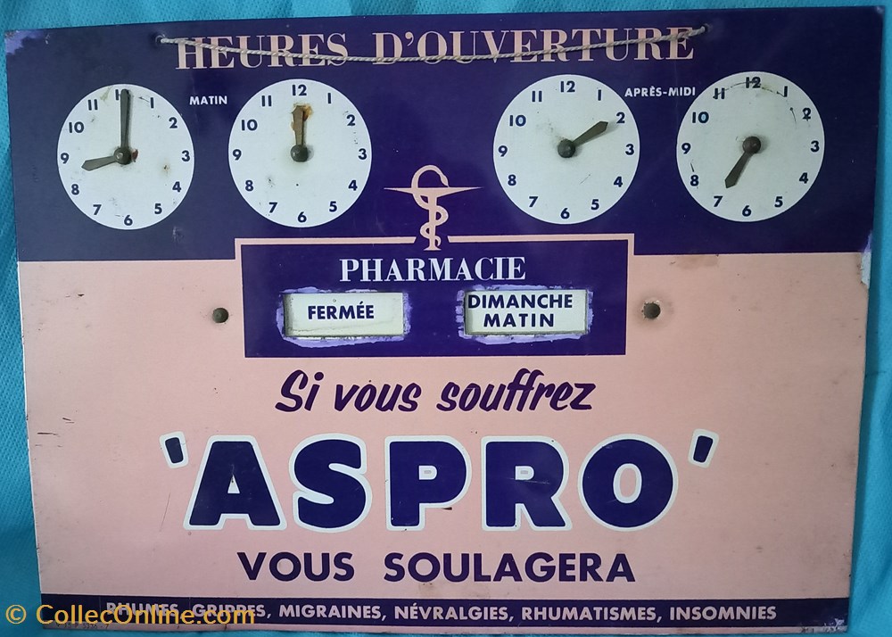 ASPRO objets publicitaires publicite sur le lieu de vente plv aspro