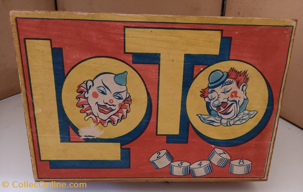 Décor Clowns jeux societe jouets pions decor clowns