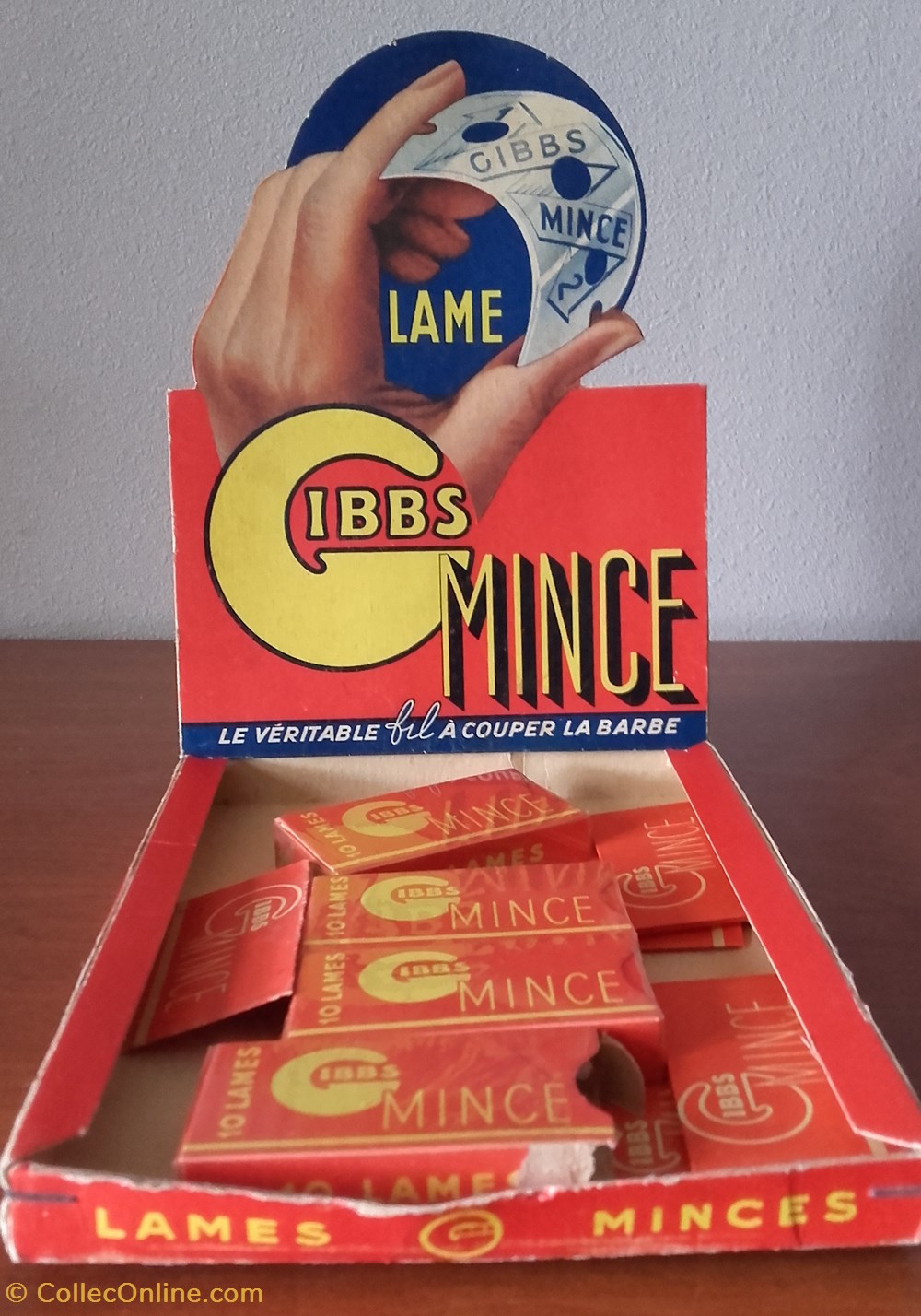 objets publicitaires lames de rasoir gibbs