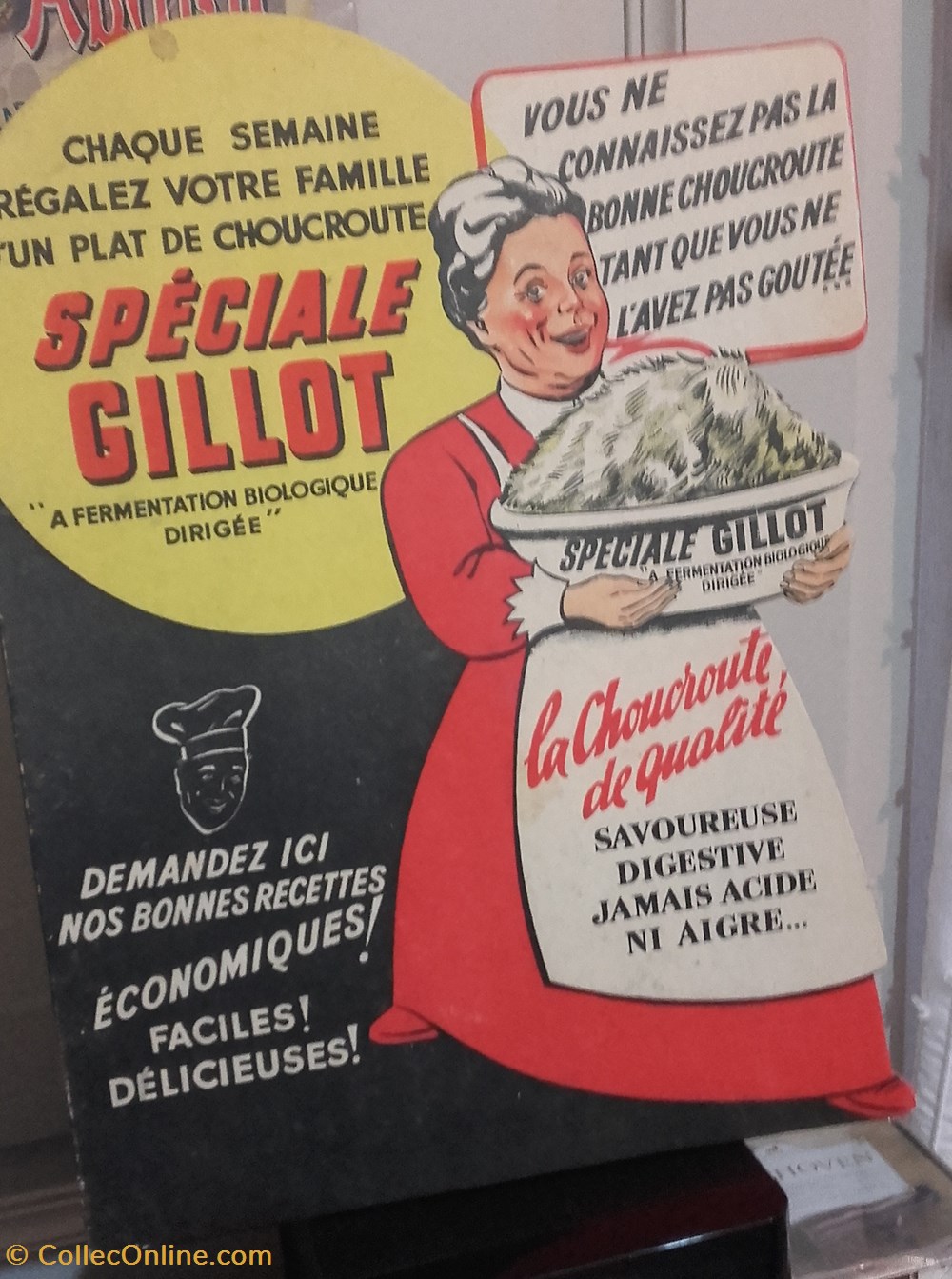 objets publicitaires publicite sur le lieu de vente plv choucroute gillot