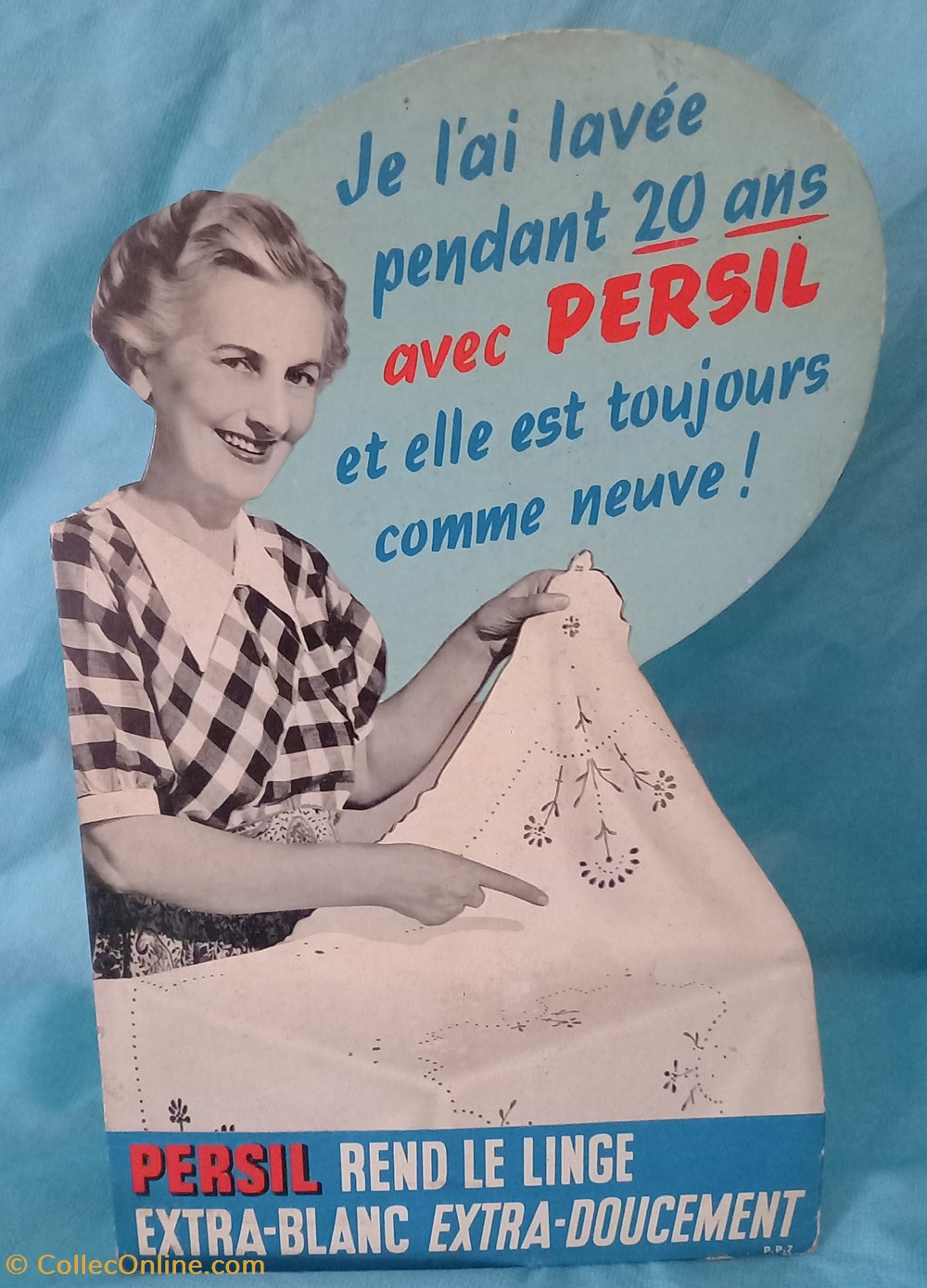 Lessive PERSIL objets publicitaires publicite sur lieu de vente plv lessive persil