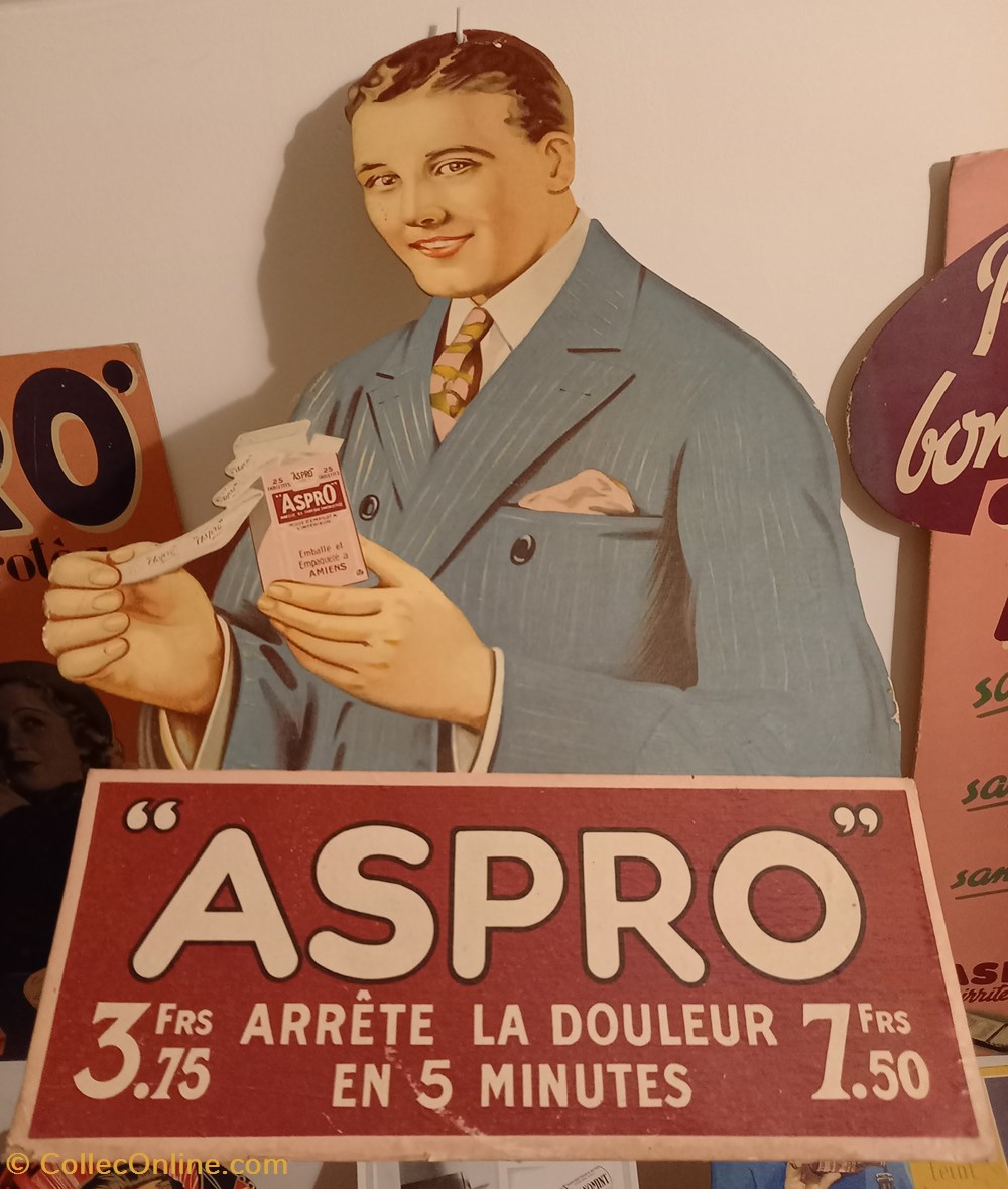 ASPRO objets publicitaires publicite sur le lieu de vente plv aspro