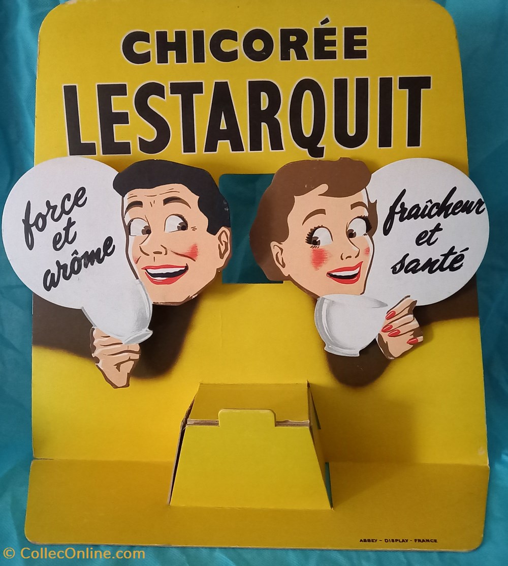 Chicorée LESTARQUIT objets publicitaires publicite sur lieu de vente plv chicoree lestarquit