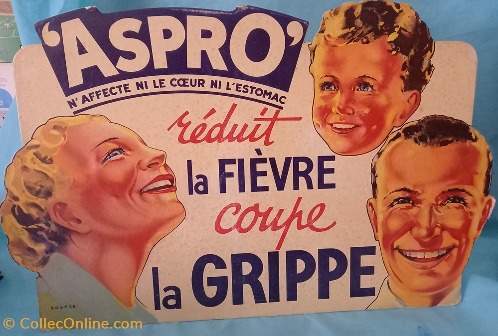 ASPRO objets publicitaires publicite sur le lieu de vente plv aspro