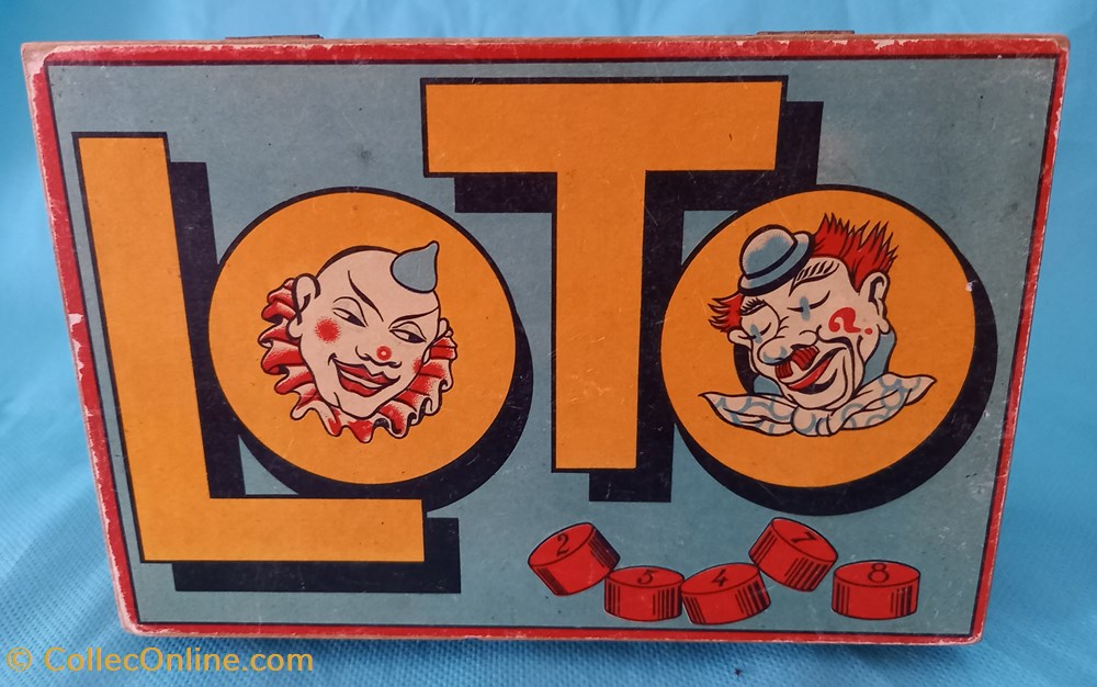 Décor Clowns jeux societe jouets pions decor clowns