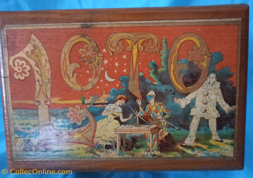 Décor Arlequin jeux societe jouets pions decor arlequin