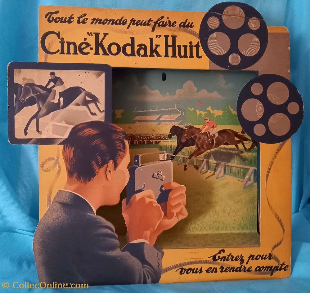 Ciné KODAK objets publicitaires publicite sur le lieu de vente plv cine kodak