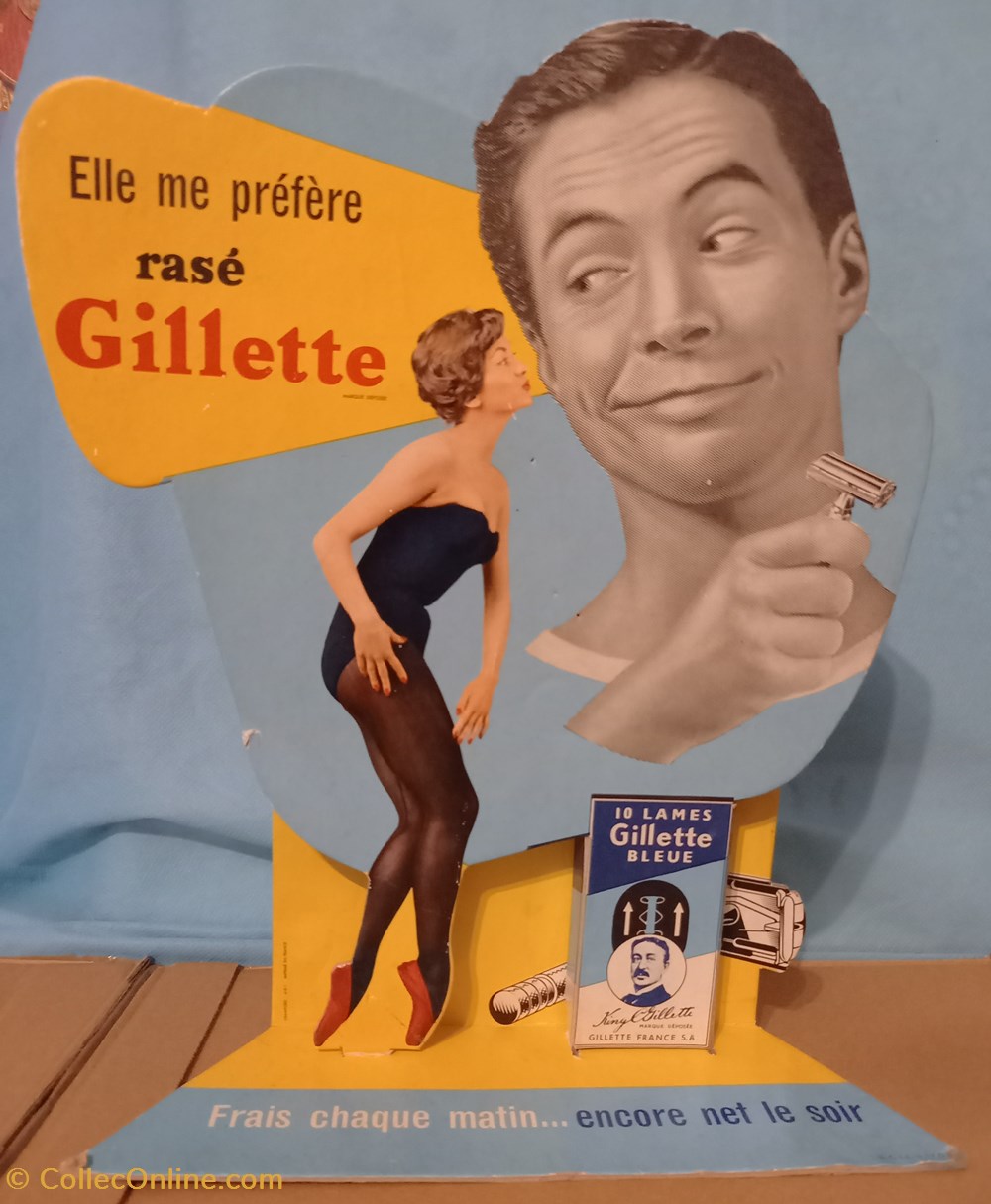objets publicitaires lames de rasoir gillette