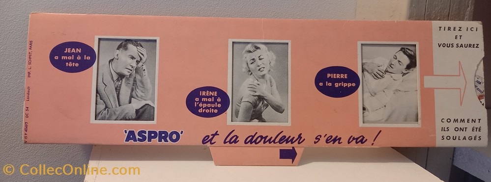 ASPRO objets publicitaires publicite sur le lieu de vente plv aspro