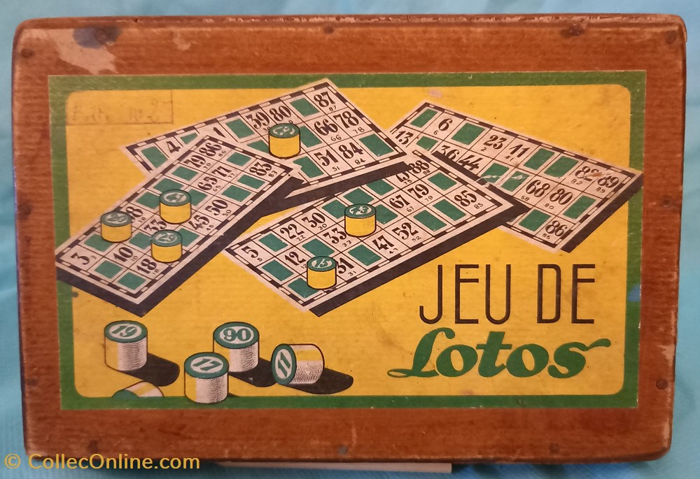 Décor LOTO jeux societe jouets pions decor loto