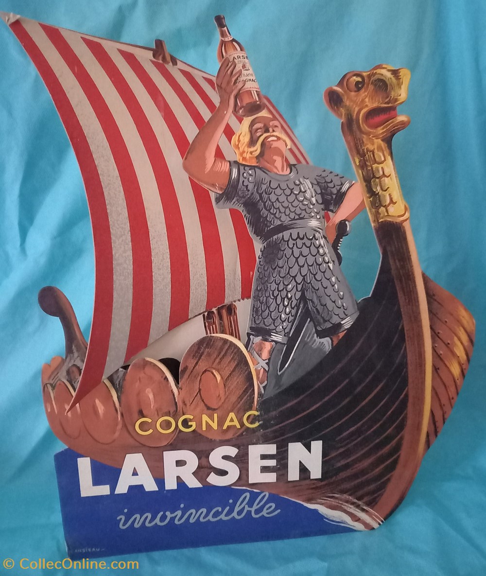 objets publicitaires publicite sur le lieu de vente plv cognac larsen
