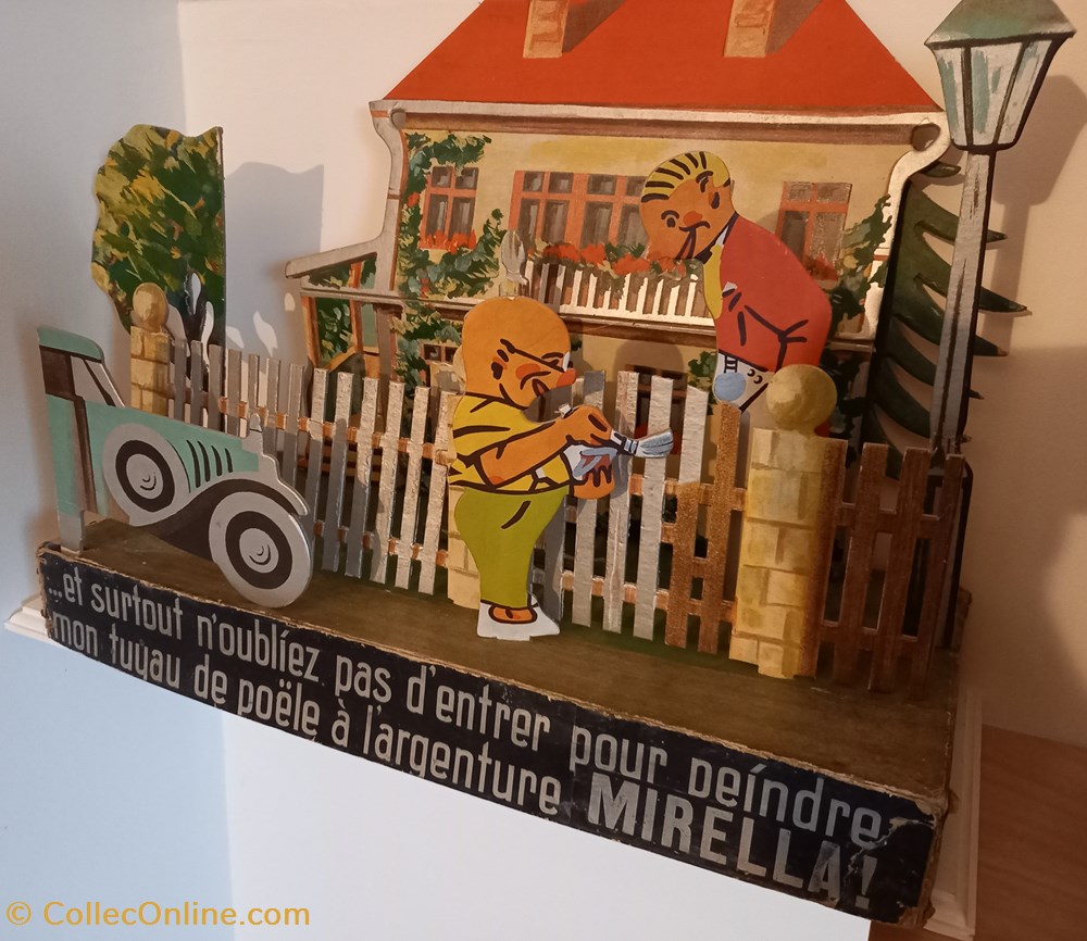Peinture MIRELLA objets publicitaires publicite sur le lieu de vente plv peinture mirella
