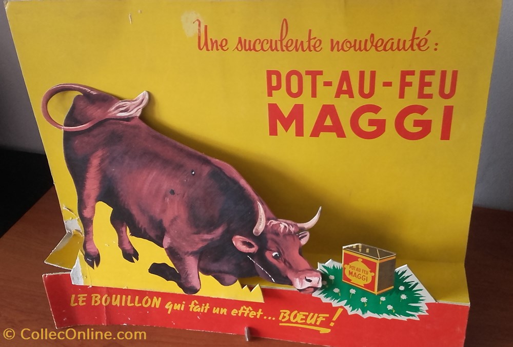 MAGGI objets publicitaires publicite sur le lieu de vente plv maggi