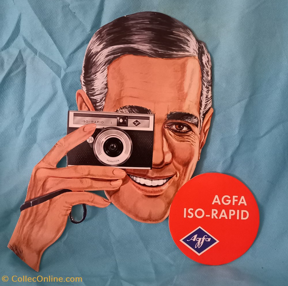objets publicitaires publicite sur le lieu de vente plv appareil photo agfa