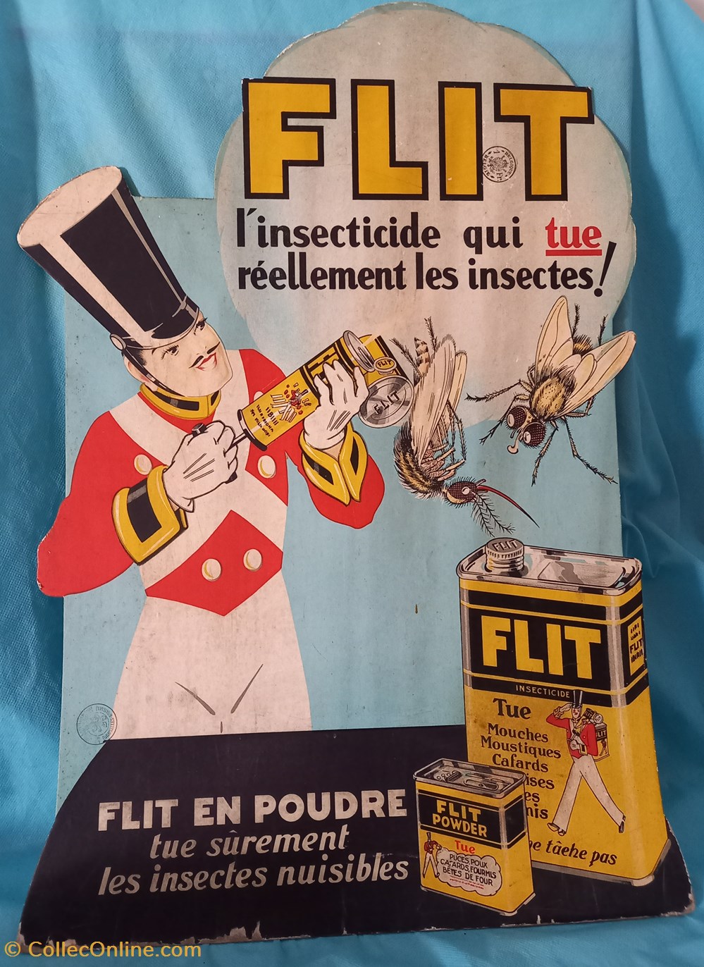 objets publicitaires publicite sur le lieu vente plv insecticide flit