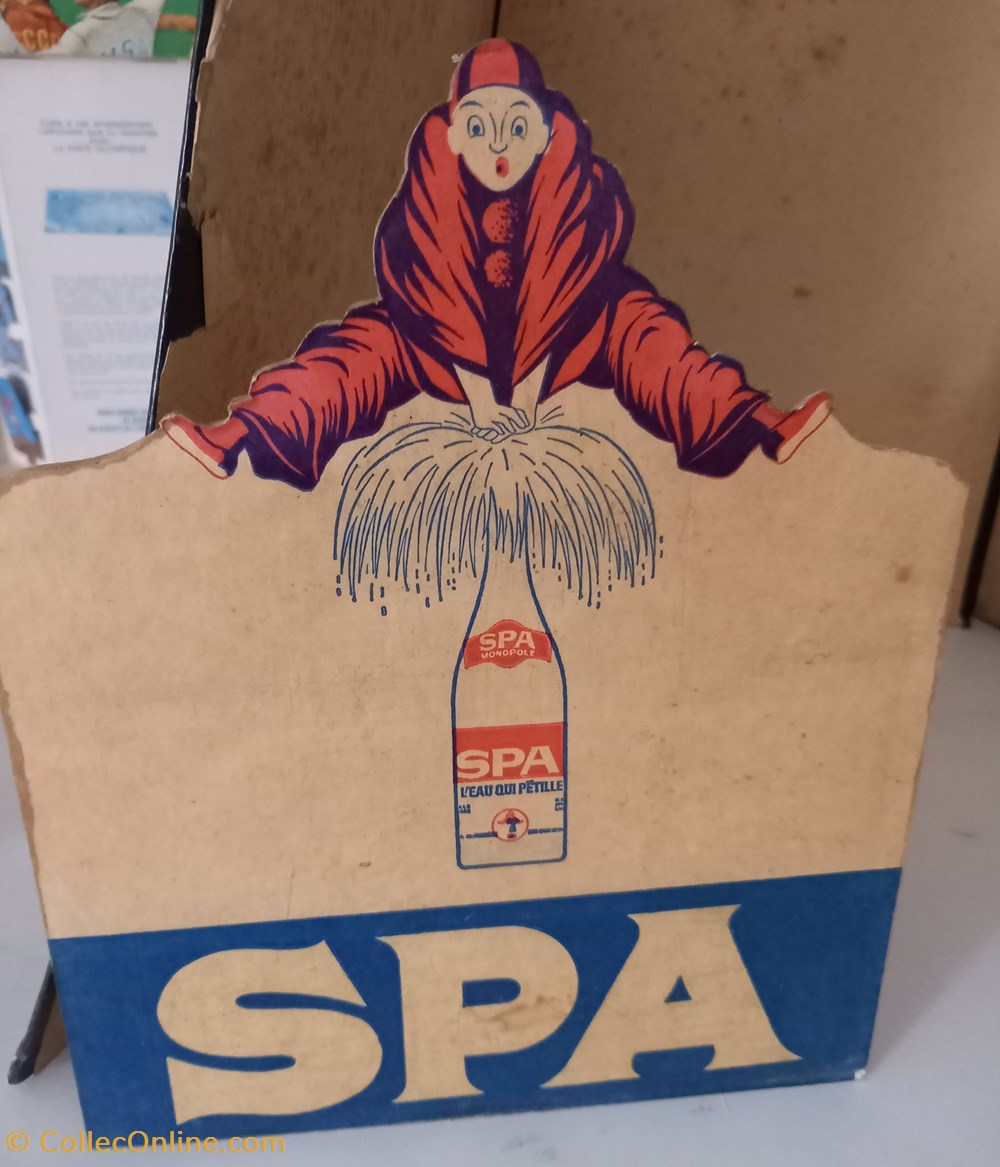 Eau pétillante SPA objets publicitaires publicite sur le lieu de vente plv eau petillante spa