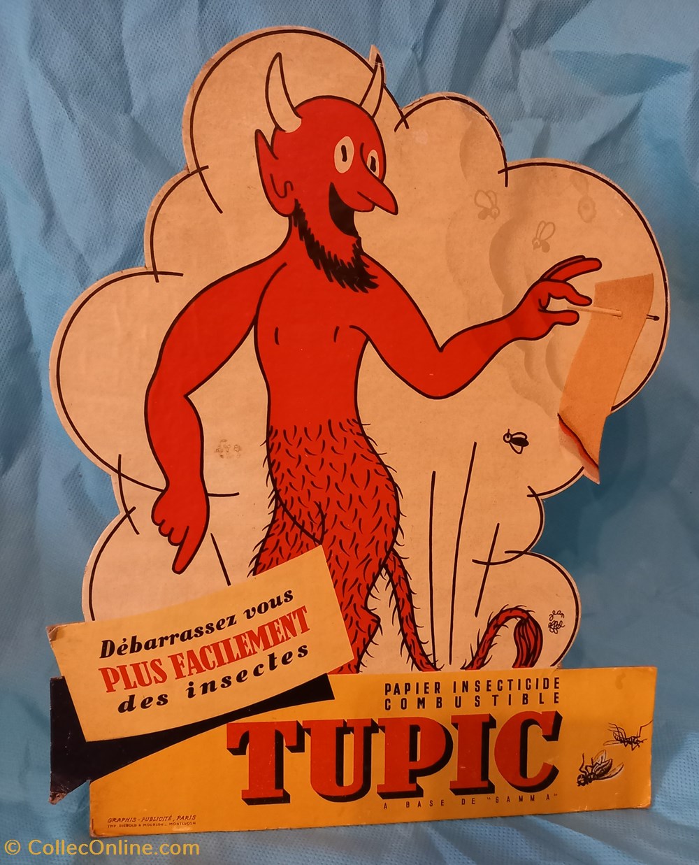 Insecticide TUPIC objets publicitaires publicite sur le lieu vente plv insecticide tupic