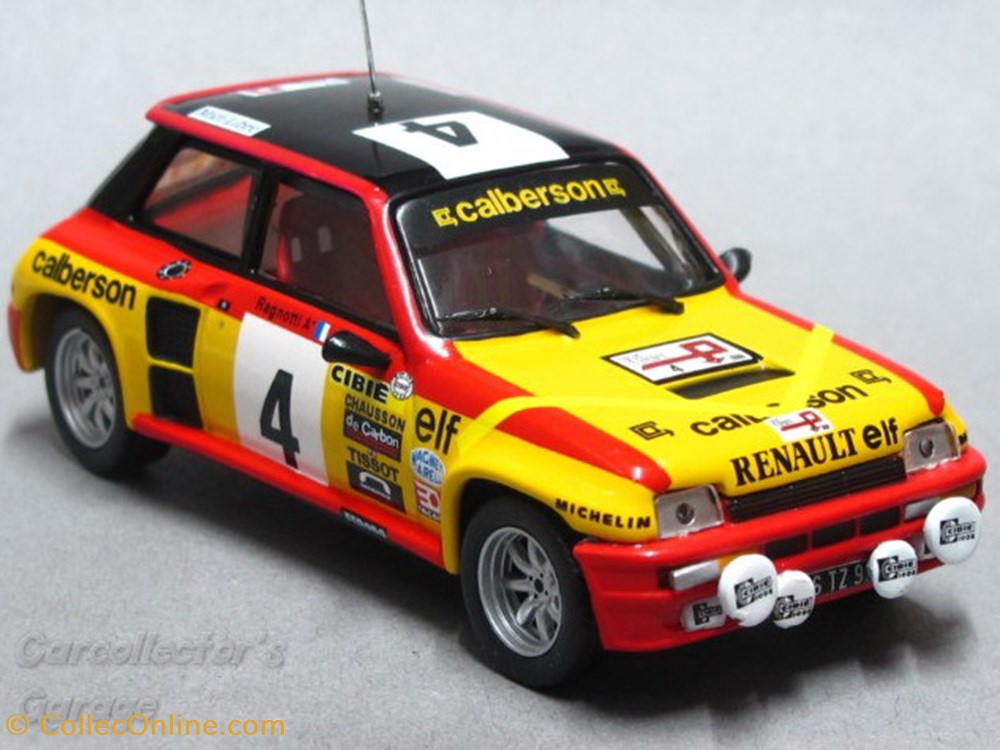 Renault5 Turbo 1980 3 modeles reduits renault5 turbo 1980