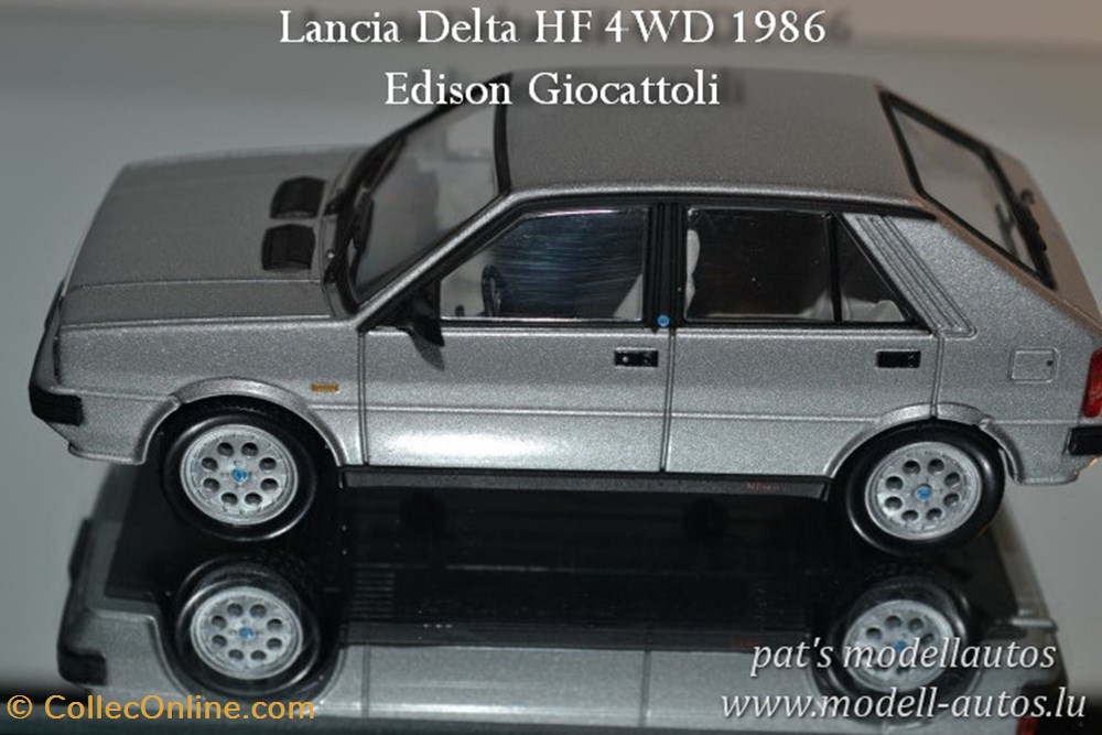 Lancia Delta HF 4WD 1986 2 modeles reduits lancia delta hf 4wd 1986