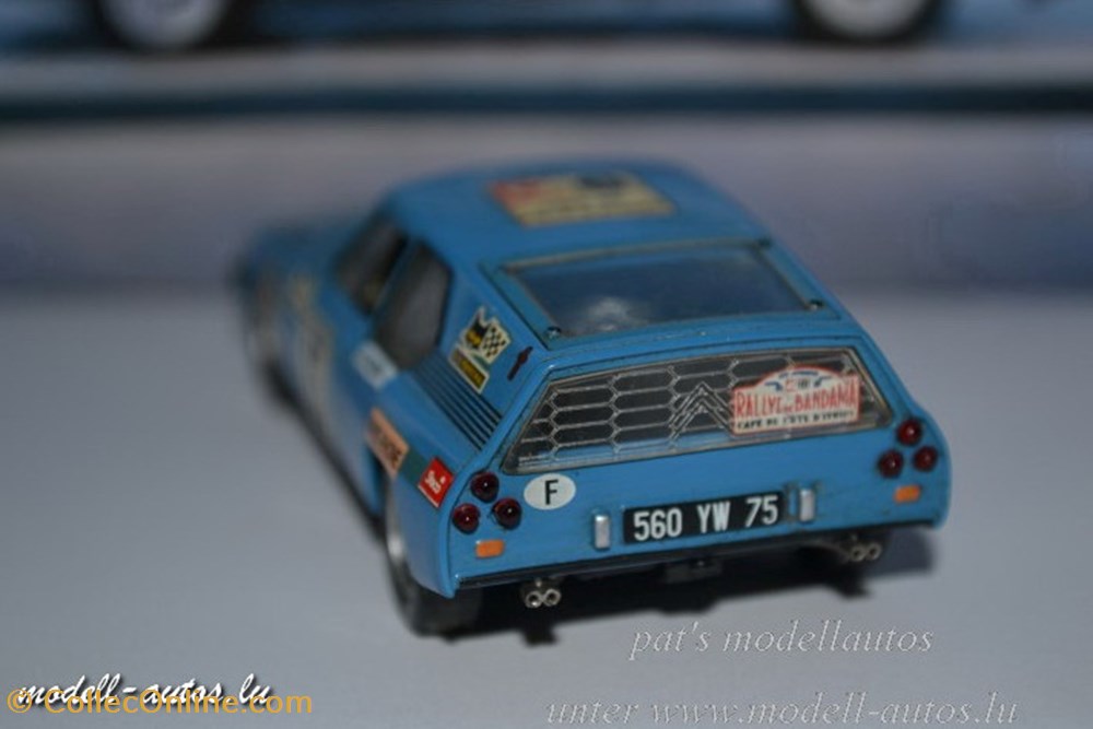 Citroen SM Rallye 4 modeles reduits citroen sm rallye