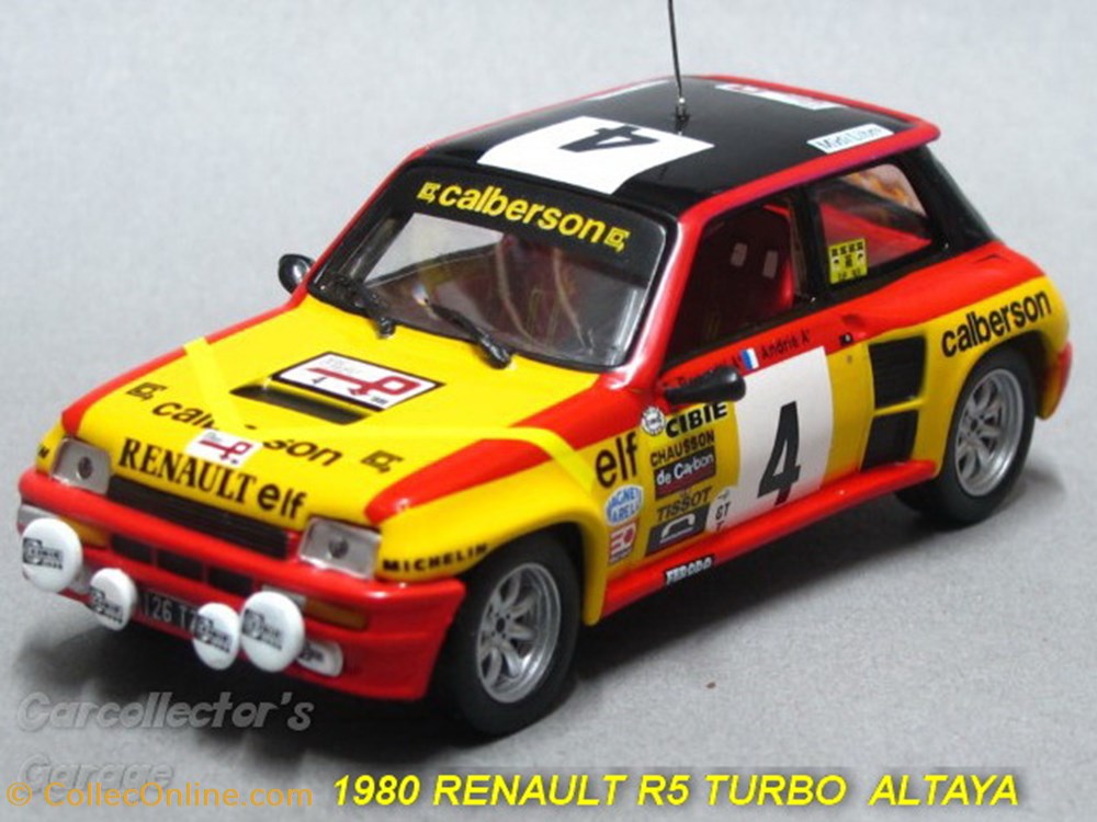 Renault5 Turbo 1980 modeles reduits renault5 turbo 1980