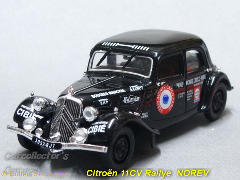 Traction 11CV Rallye modeles reduits traction 11cv rallye