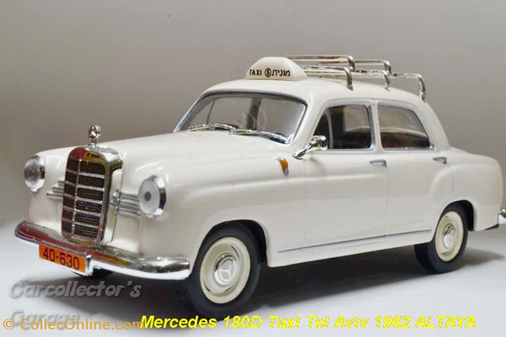 modeles reduits mercedes 180d taxi tela aviv 1962