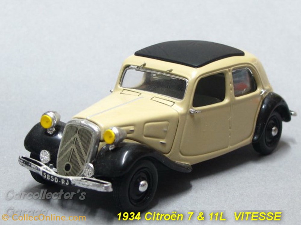 Traction 7CV 1934 - Modèles réduits